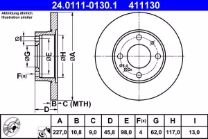 ATE DISK - 24.0111-0130.1 - Slika 2
